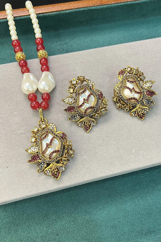 Mairaj Accessories - Alaya Red