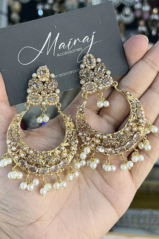 Mairaj Accessories - Fareeda White