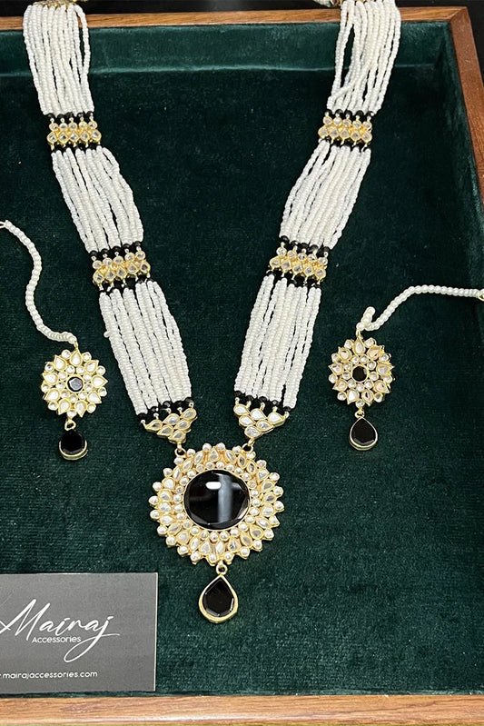 Mairaj Accessories - Farida Black Mala