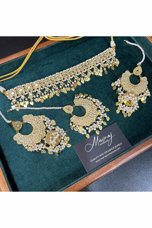 Mairaj Accessories - Kamini Thappa Kundan Jewellery Set