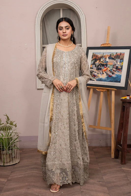 Manahils - Rang Nirala Collection - K-169-Camel Brown