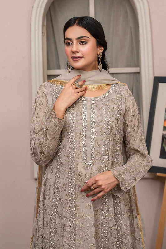 Manahils - Rang Nirala Collection - K-169-Camel Brown