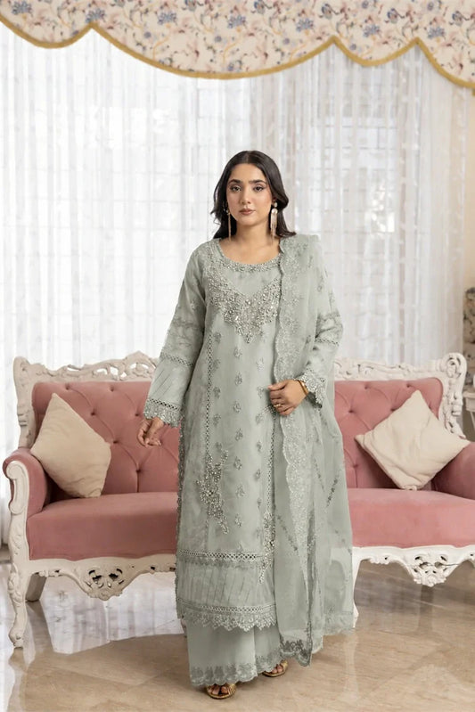 Manahils - Aqua Noor - 3 Piece