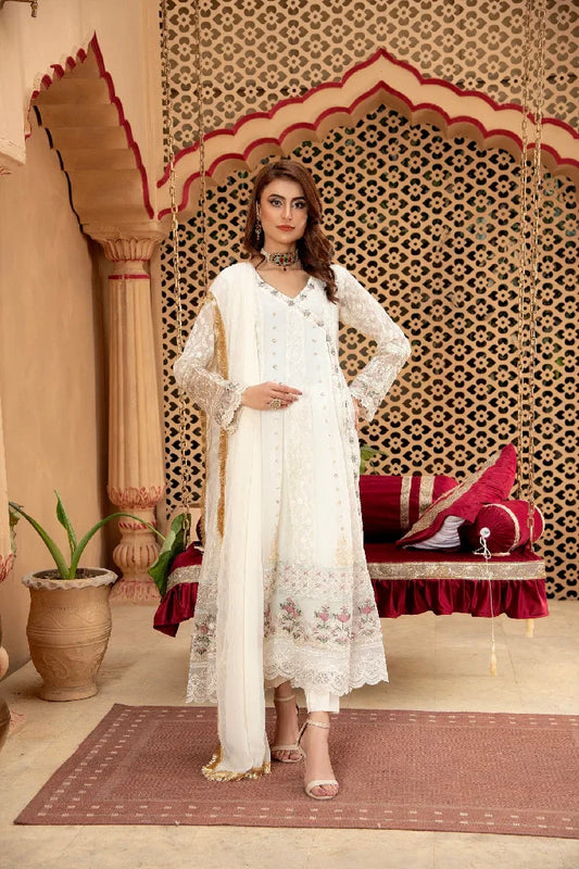 Picture of <!--asr-->Manahils - Angrakha-B-008-Off White - Available at Raja Sahib