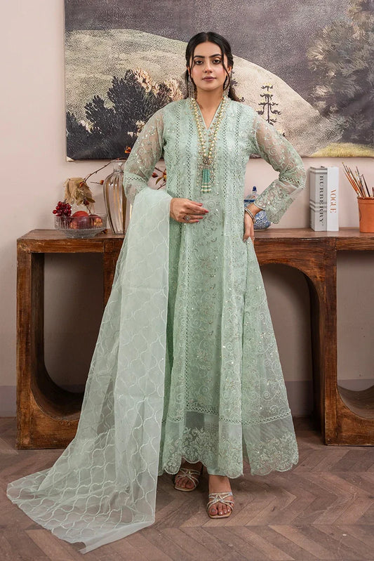 Manahils - Rang Nirala Collection - K-151-Mint Green