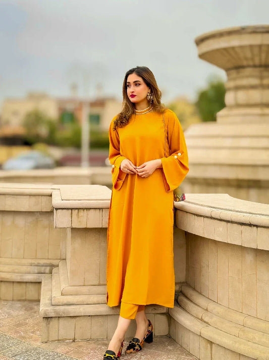 Picture of Manahils - Mustard Pearls - Available at Raja Sahib