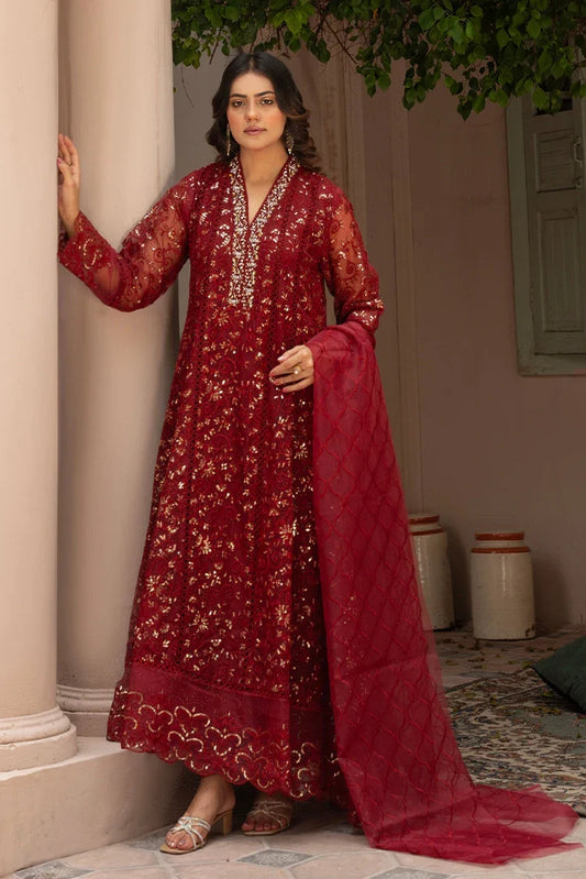 Manahils - Rang Nirala Collection - K-151-Maroon