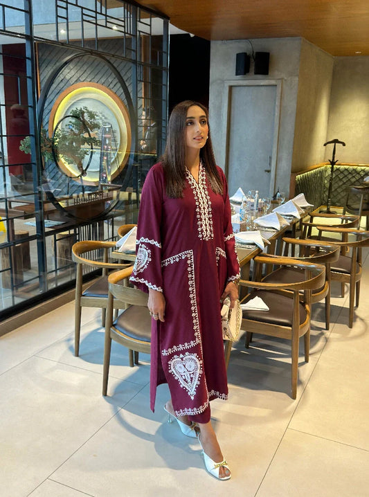 Picture of Manahils - Majestic Spade Georgette Fabric - Available at Raja Sahib