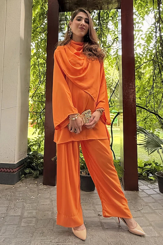 Manahils - Orange Drape