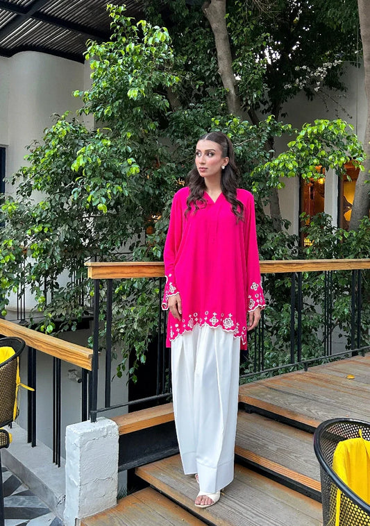 Picture of Manahils - Pink Flair - Available at Raja Sahib