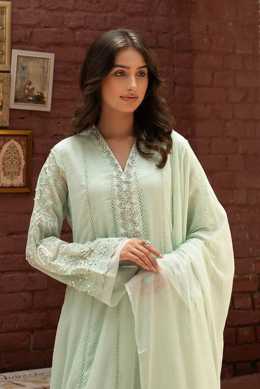 Manahils - Rang Nirala Collection - K-165-Pastel Green
