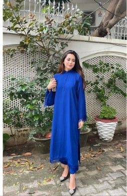 Picture of Manahils - Threaded Love Royal Blue - Available at Raja Sahib