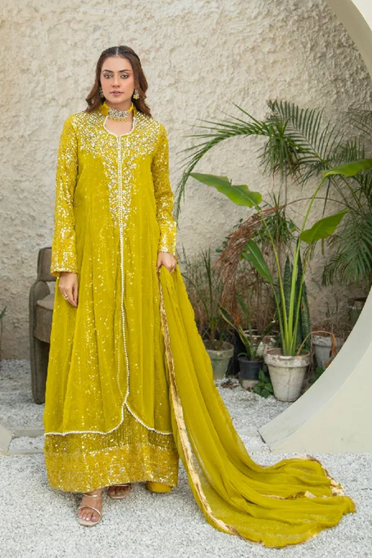 Picture of <!--auc-->Manahils - Sw 04-Mustard - Available at Raja Sahib