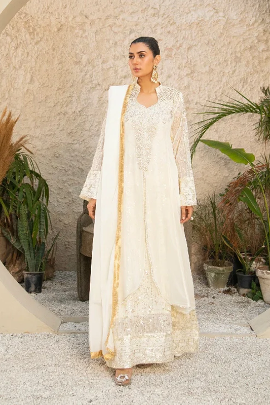 Picture of <!--aty-->Manahils - Sw 04-Off White - Available at Raja Sahib
