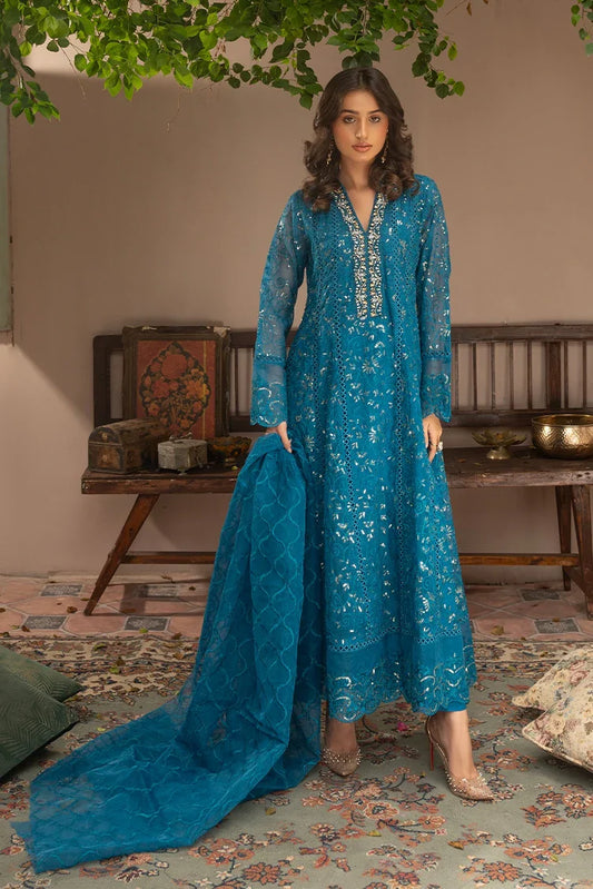 Manahils - Rang Nirala Collection - K-151-Teal