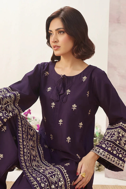 Alsiyaab - Adaa e Khaas - 2 Piece - Maya - Purple