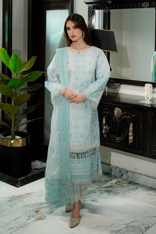 Meerak - Emboidered Lawn - Evren
