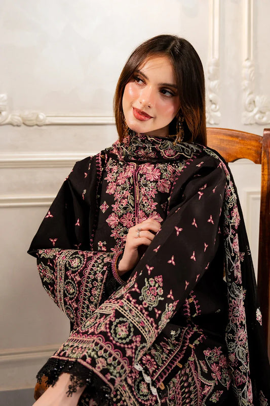Meerak - Emboidered Lawn - Lael