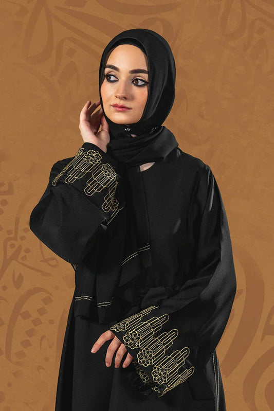 Picture of <!--fj-->Malbus - Siyah - Abaya - Mehr - Available at Raja Sahib