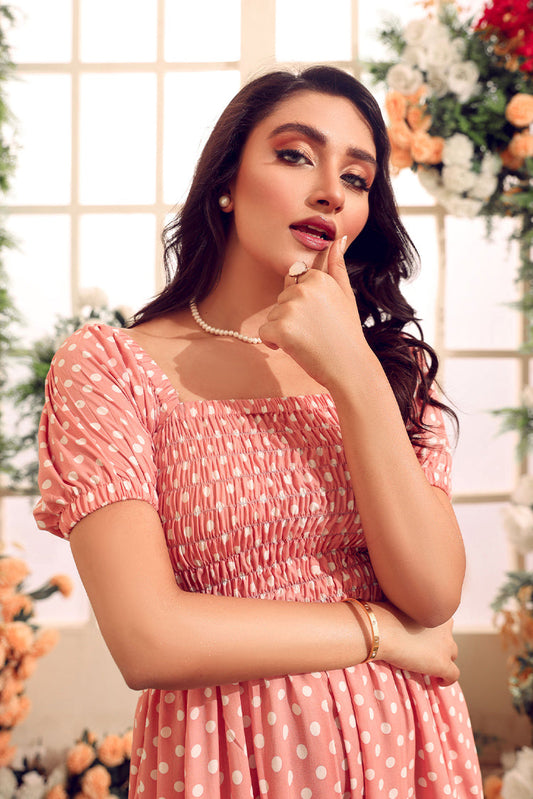 Picture of <!--abt-->The Slay Wear - Western Top - Misty Pink Dress - Available at Raja Sahib