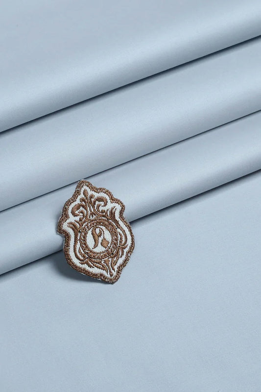 Fabrich - Mizaaj Latha Unstitch Fabric - Metal