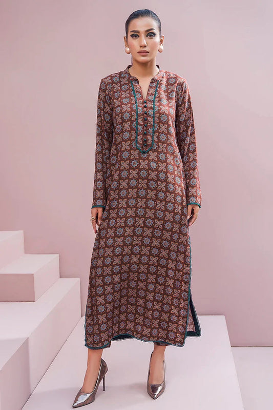 Meerak - Slub Linen 2 PC Unstitched Collection - Kacho