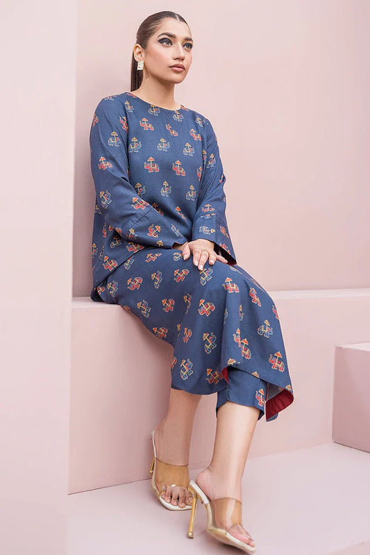 Meerak - Slub Linen 2 PC Unstitched Collection - Arya