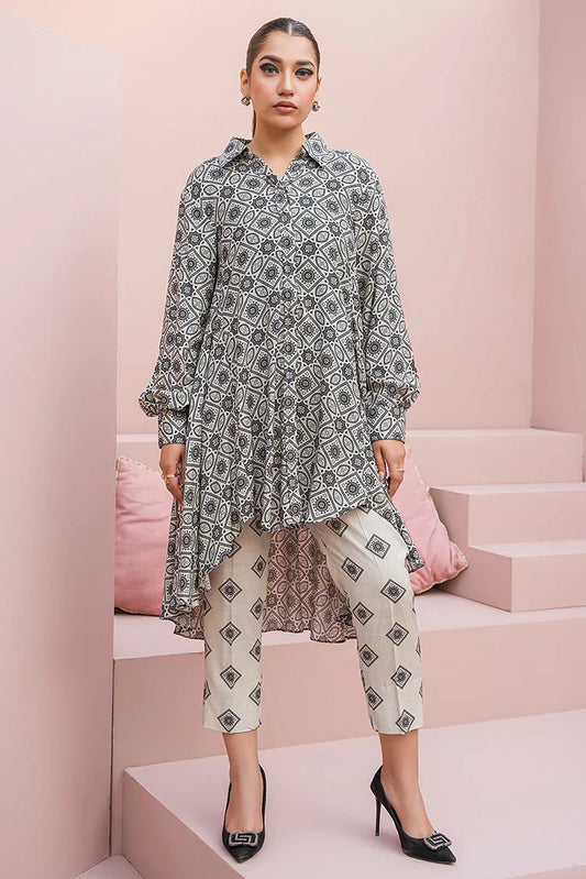 Picture of <!--abn-->Meerak - Slub Linen 2 PC Unstitched Collection - Silhouette - Available at Raja Sahib