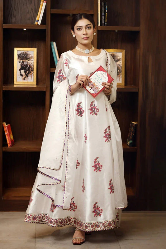 Picture of <!--ajb-->Emeralds - Block Printed Festive Pret - Mushq - Available at Raja Sahib