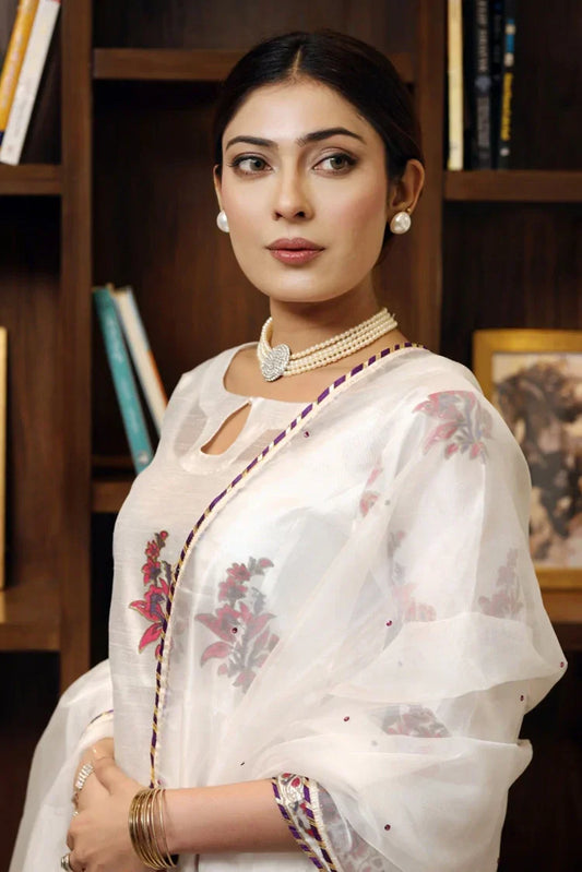 Picture of <!--ajb-->Emeralds - Block Printed Festive Pret - Mushq - Available at Raja Sahib