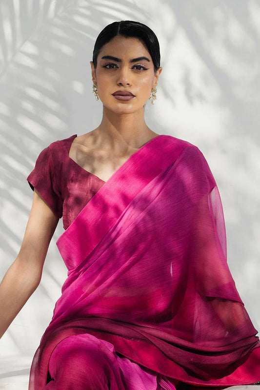 Nooran's - Renee Saree Collection - Classic Pink