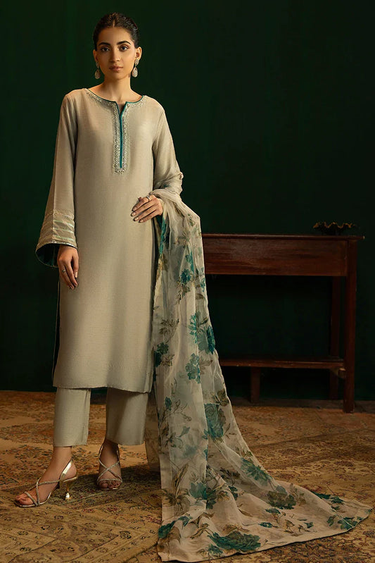 Picture of Noosh - Basic Formals - 3 PC - Fluorite - Available at Raja Sahib