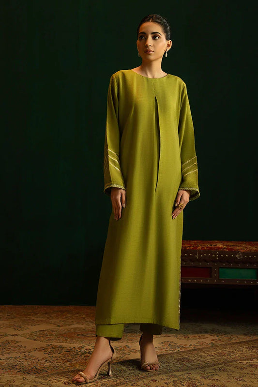Picture of Noosh - Basic Formals - 2 PC - Beryl - Available at Raja Sahib