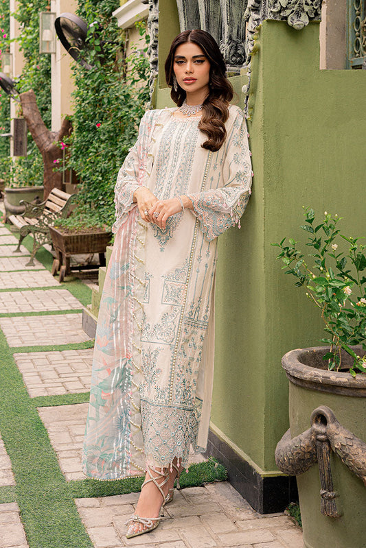 Ellena - 3-PC Unstitched Embroidered Lawn Suit