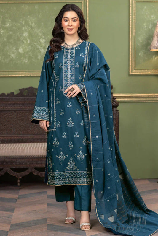 Picture of <!--mf-->Kleren - Noura Embroidered Khaddar Collection - N-23 - Available at Raja Sahib