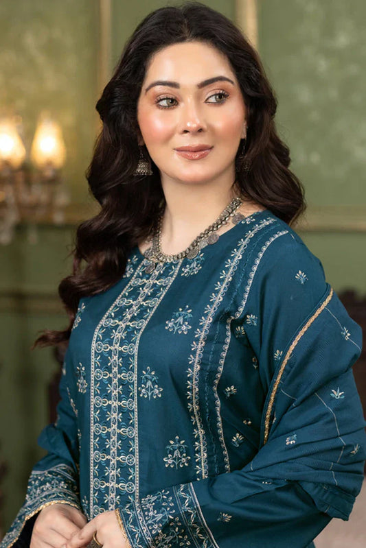 Picture of <!--mf-->Kleren - Noura Embroidered Khaddar Collection - N-23 - Available at Raja Sahib