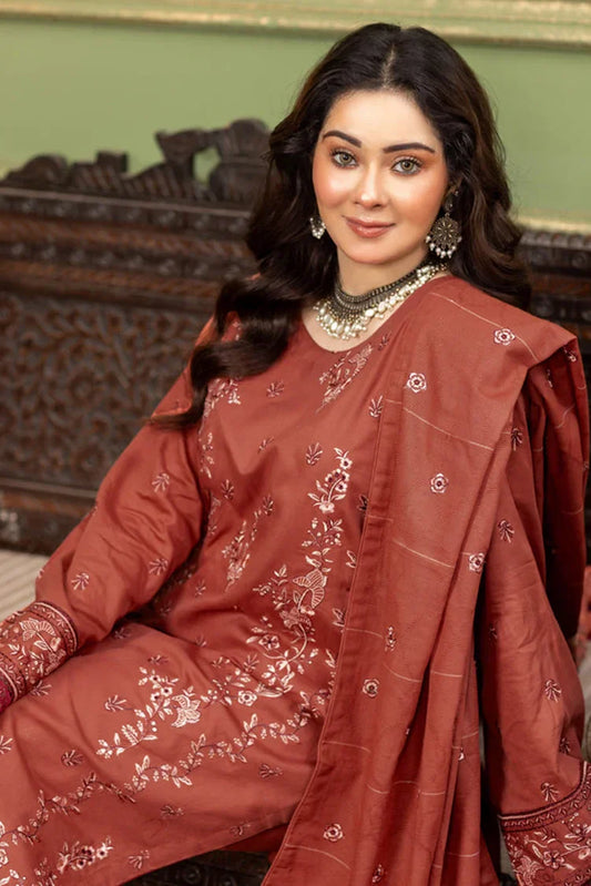 Picture of <!--me-->Kleren - Noura Embroidered Khaddar Collection - N-24 - Available at Raja Sahib