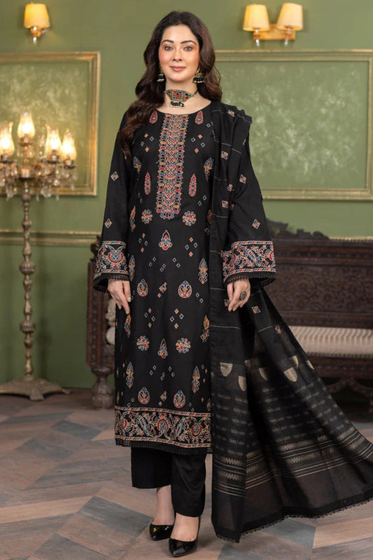 Picture of <!--md-->Kleren - Noura Embroidered Khaddar Collection - N-25 - Available at Raja Sahib
