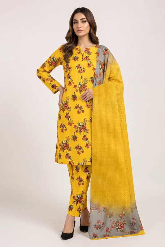 Kleren - Printed Lawn - N-39 - Unstitched