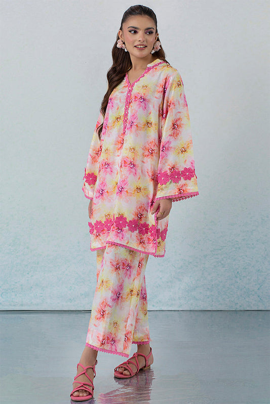 Declare - 2 PC Digital Printed Lawn Silk Collection - P001147