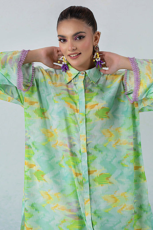 Declare - 2 PC Digital Printed Lawn Silk Collection - P001150