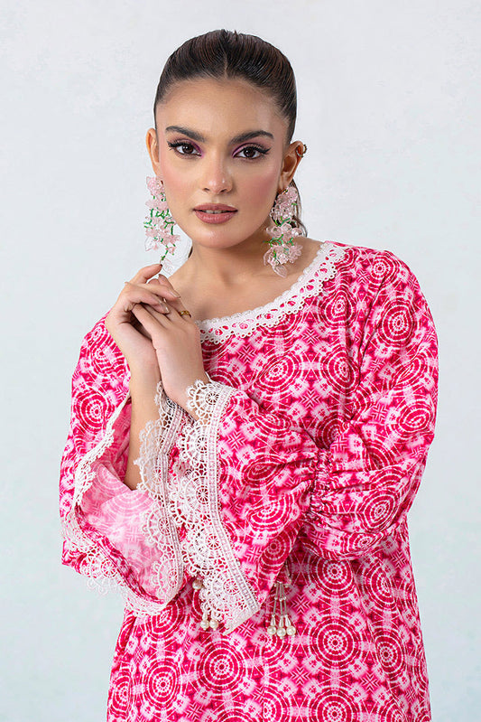 Declare - 2 PC Digital Printed Lawn Silk Collection - P001154