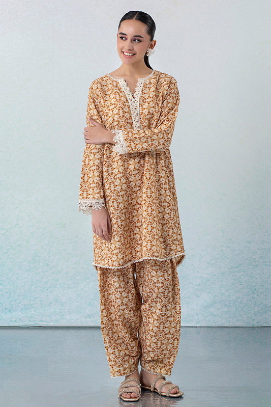 Declare - 2 PC Digital Printed Lawn Silk Collection - P001155