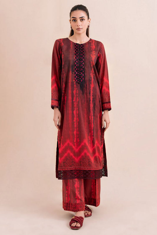 Embroidered Textured Lawn Suit P1041A - 2 Piece