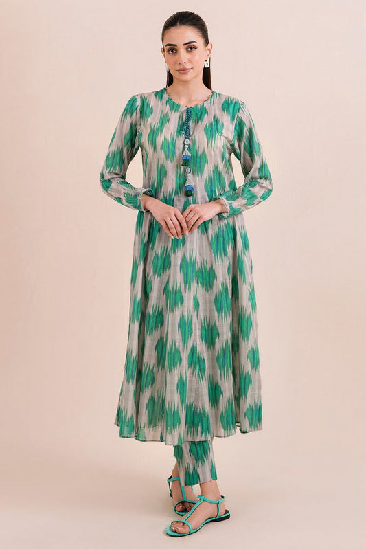 Digital Printed Textured Lawn Suit P1043 - 2 Piece