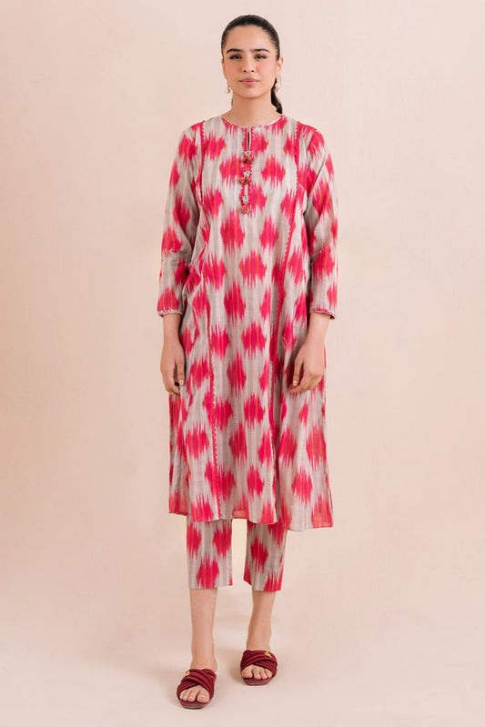 Digital Printed Textured Lawn Suit P1043A - 2 Piece