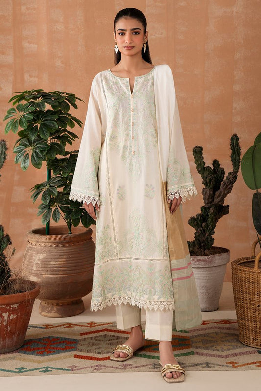 Embroidered Dobby Suit P1060 - 3 Piece