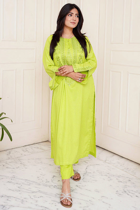 Embroidered Naps Multi Lawn Suit P1063 - 2 Piece