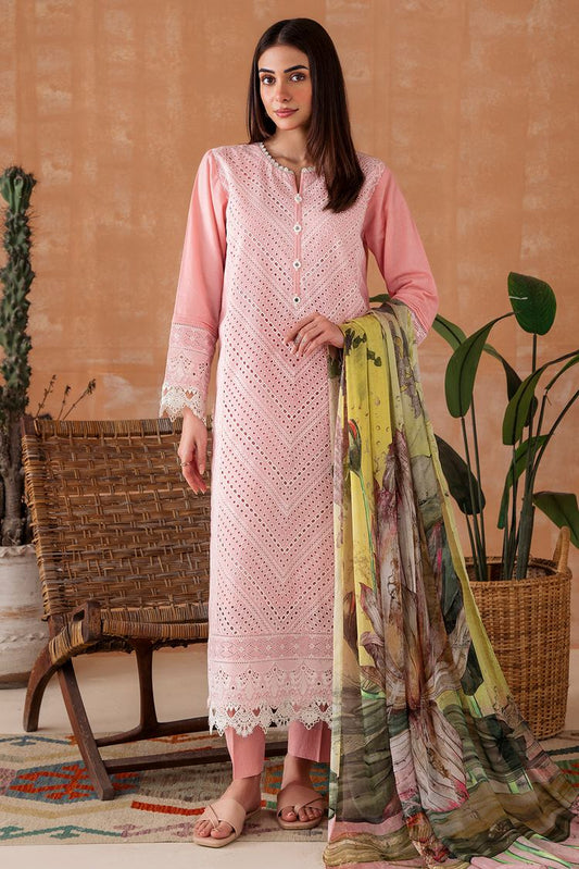 Embroidered Lawn Suit P1072 - 3 Piece