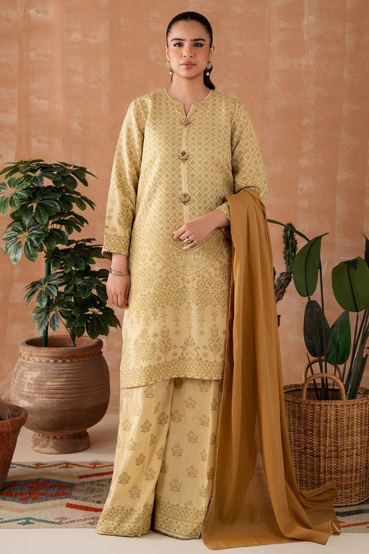 Weaved Jacquard Suit P1080 - 3 Piece